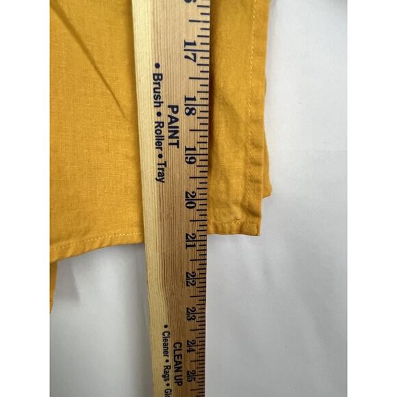 Billabong Women's Size Medium Gold Elbow Sleeve Crop Top - Picture 10 of 10